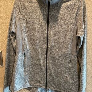 Woman’s Champion Gray Full-Zip Hoodie